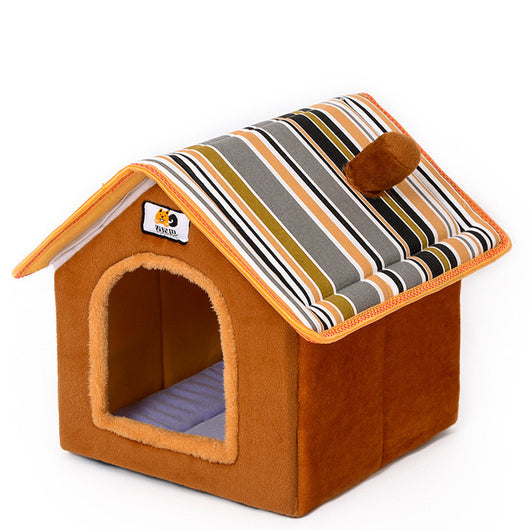 Casa Cálida para Mascotas Pequeñas - Cama Teddy Acogedora Todo Clima - Image 8
