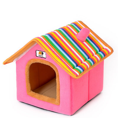 Casa Cálida para Mascotas Pequeñas - Cama Teddy Acogedora Todo Clima - Image 11