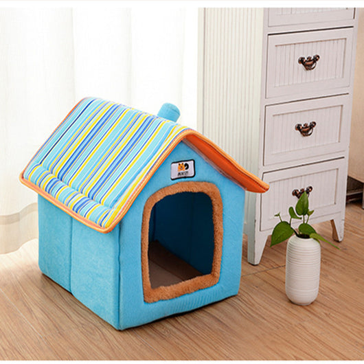Casa Cálida para Mascotas Pequeñas - Cama Teddy Acogedora Todo Clima - Image 5