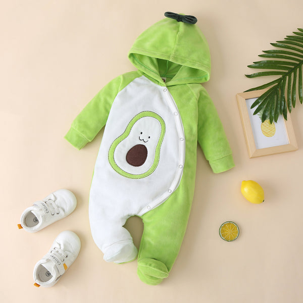 Pijama de Escalada Infantil Aguacate Manga Larga