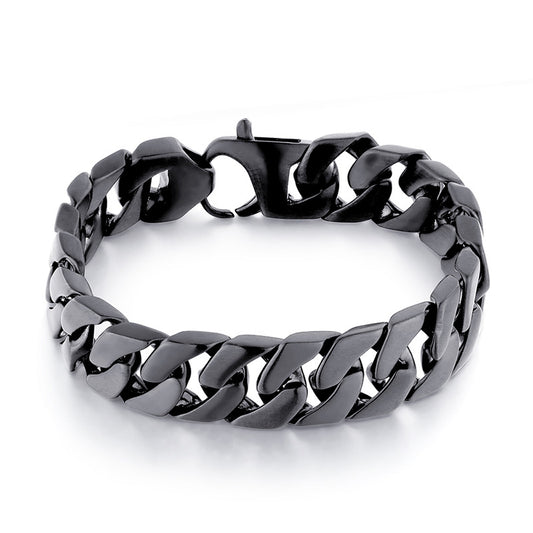 Pulsera de Acero Titanio Fundido Estilo Europeo y Americano