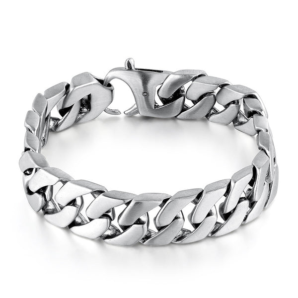 Pulsera de Acero Titanio Fundido Estilo Europeo y Americano