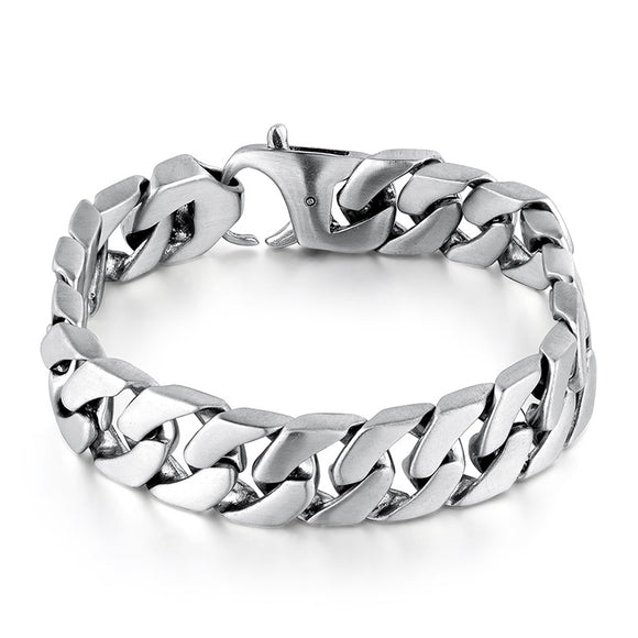 Pulsera de Acero Titanio Fundido Estilo Europeo y Americano