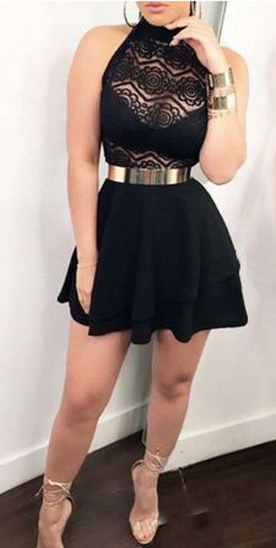 Falda Verano Encaje Elegante con Detalles Cosidos Estilo Europeo - Image 10