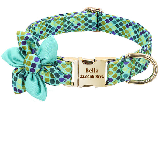 Collar Personalizado para Perro con Placa de Identificación Grabada - Image 43