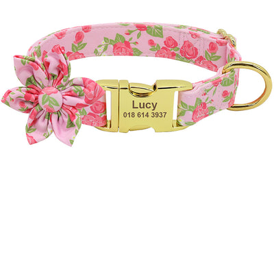 Collar Personalizado para Perro con Placa de Identificación Grabada - Image 36