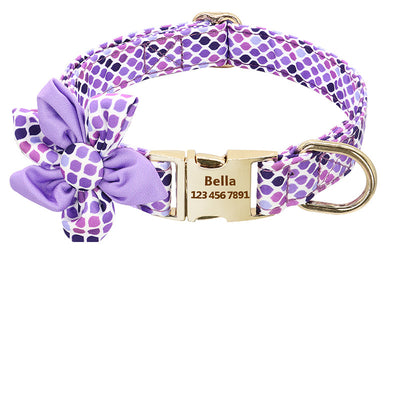 Collar Personalizado para Perro con Placa de Identificación Grabada - Image 42