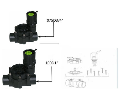 Válvula Solenoide de Control Automático para Riego de Jardines y Terrazas