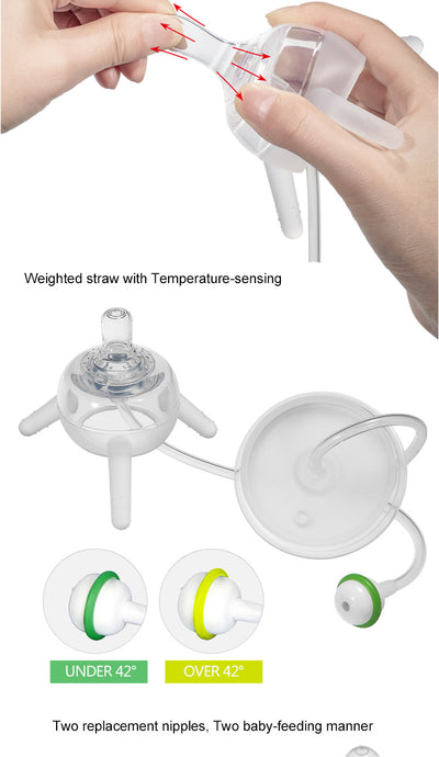 Vaso Entrenador Infantil con Pico Suave de Silicona - Image 4