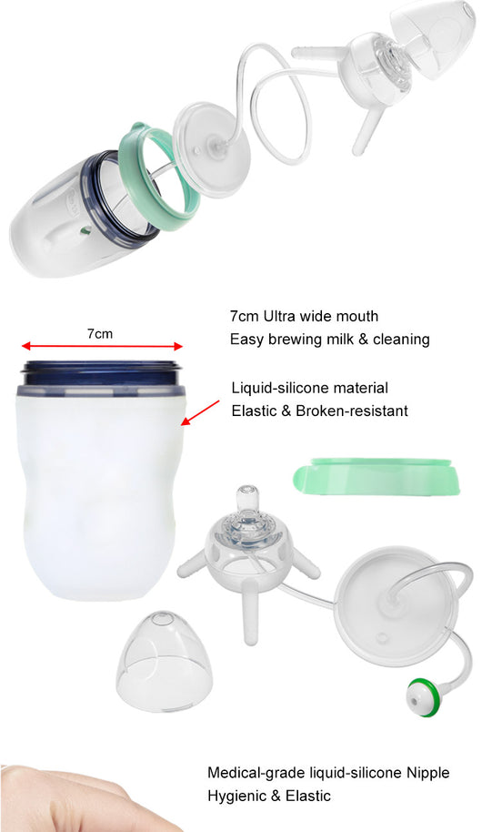 Vaso Entrenador Infantil con Pico Suave de Silicona - Image 7