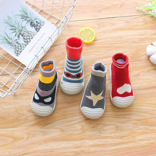 Calcetines Antideslizantes para Bebé y Niño Pequeño - Suela Gruesa y Suave