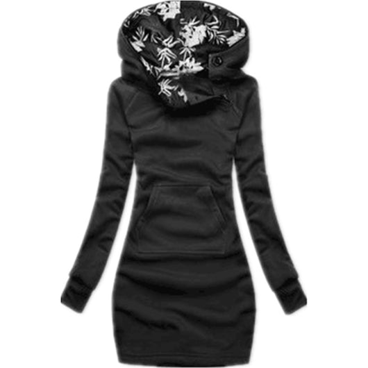Suéter Largo Ajustado Casual para Mujer