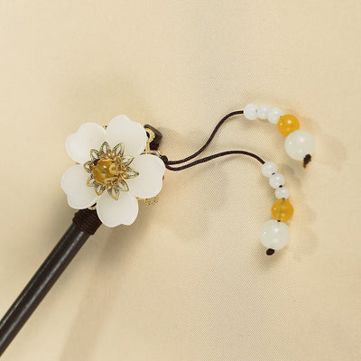 Pasador de Pelo Hada de Ciruela Artesanal - Accesorio Hanfu Net Red Premium - Image 12