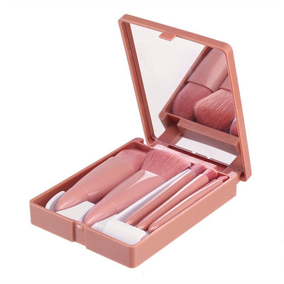 Set de 5 Brochas de Maquillaje Profesional - Base, Sombras y Difuminado - Image 6