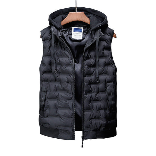 Chaleco Acolchado con Capucha para Hombre - Abrigo Invernal Cálido - Image 13