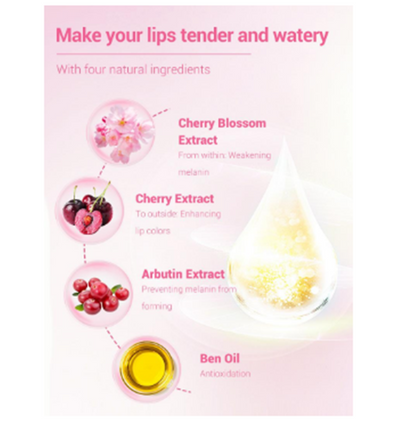 Sérum Aclarador de Labios LANBENA con Loción Hidratante de Cereza - Image 4
