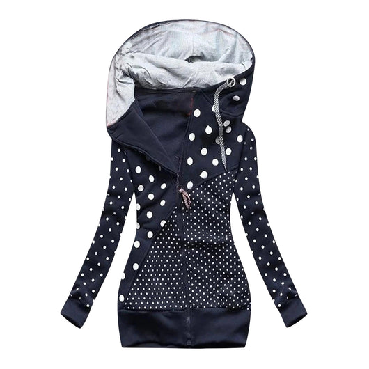 Sudadera con Cierre Colorblock para Mujer - Chaqueta Hoodie Manga Larga - Image 10