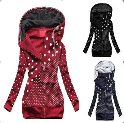 Sudadera con Cierre Colorblock para Mujer - Chaqueta Hoodie Manga Larga - Image 13
