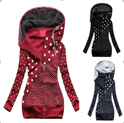 Sudadera con Cierre Colorblock para Mujer - Chaqueta Hoodie Manga Larga - Image 13