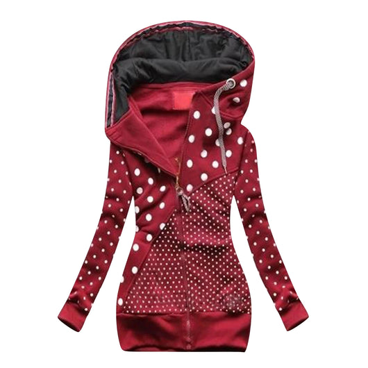 Sudadera con Cierre Colorblock para Mujer - Chaqueta Hoodie Manga Larga - Image 12