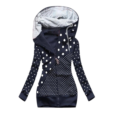 Sudadera con Cierre Colorblock para Mujer - Chaqueta Hoodie Manga Larga - Image 14
