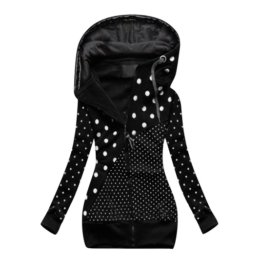 Sudadera con Cierre Colorblock para Mujer - Chaqueta Hoodie Manga Larga - Image 2