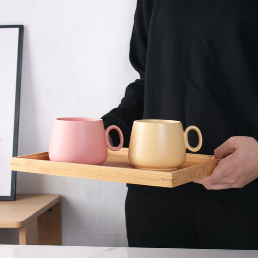 Taza de Cerámica Macaron para Pareja - Diseño Romántico para Café y Té - Image 8