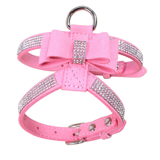 Arnés Pectoral Anti-escape para Mascotas con Strass Brillante - Image 9