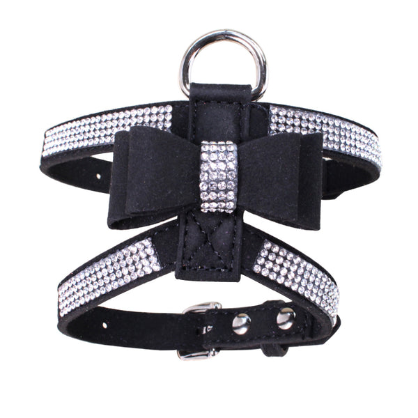 Arnés Pectoral Anti-escape para Mascotas con Strass Brillante