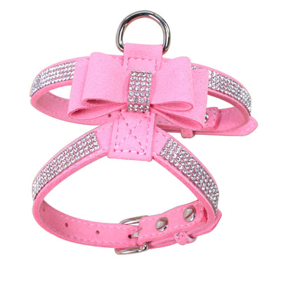 Arnés Pectoral Anti-escape para Mascotas con Strass Brillante - Image 5