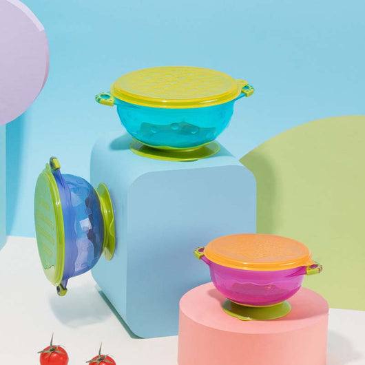 Juego de Platos con Ventosas para Bebés y Niños - Set de 3 Colores - Image 9