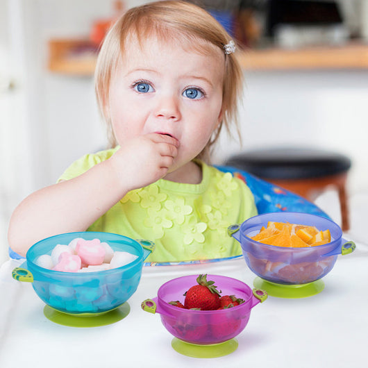 Juego de Platos con Ventosas para Bebés y Niños - Set de 3 Colores - Image 10