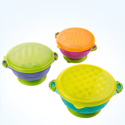 Juego de Platos con Ventosas para Bebés y Niños - Set de 3 Colores - Image 12