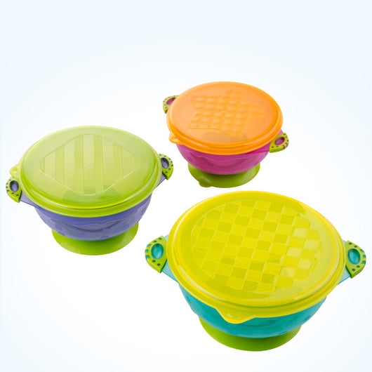 Juego de Platos con Ventosas para Bebés y Niños - Set de 3 Colores - Image 6