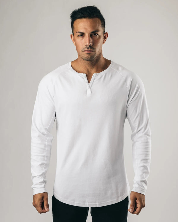 Playera Deportiva de Manga Larga con Botones