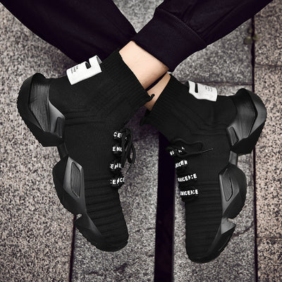 Zapatillas Altas Casuales con Calcetines Integrados - Estilo Vintage Trendy - Image 8