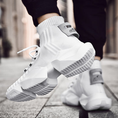 Zapatillas Altas Casuales con Calcetines Integrados - Estilo Vintage Trendy - Image 12