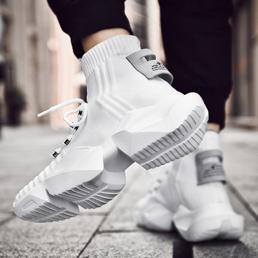 Zapatillas Altas Casuales con Calcetines Integrados - Estilo Vintage Trendy - Image 12