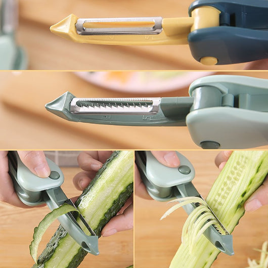 Pelador y Rallador 2 en 1 - Herramienta Multiusos para Frutas y Verduras - Image 3