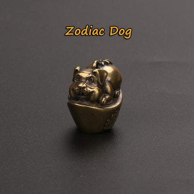 Llavero Colgante Decorativo del Zodiaco en Latón - Image 19