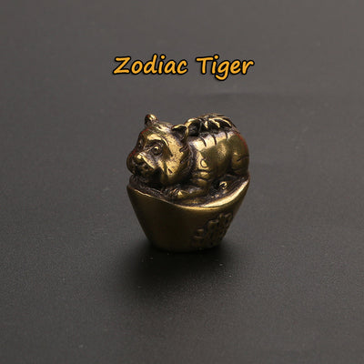 Llavero Colgante Decorativo del Zodiaco en Latón - Image 20
