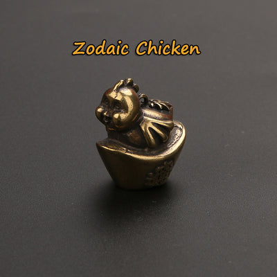 Llavero Colgante Decorativo del Zodiaco en Latón - Image 23