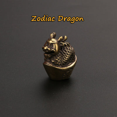 Llavero Colgante Decorativo del Zodiaco en Latón - Image 3