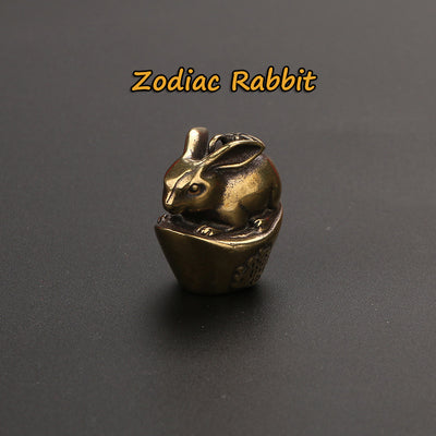 Llavero Colgante Decorativo del Zodiaco en Latón - Image 5