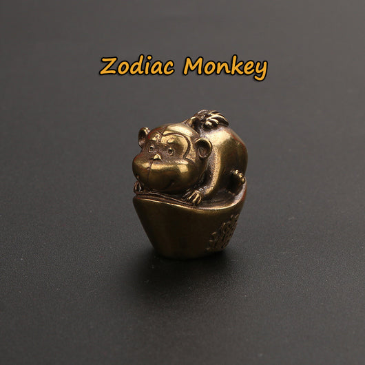 Llavero Colgante Decorativo del Zodiaco en Latón - Image 4