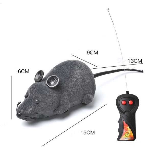 Juguete Interactivo para Gatos - Ratón Eléctrico con Control Remoto