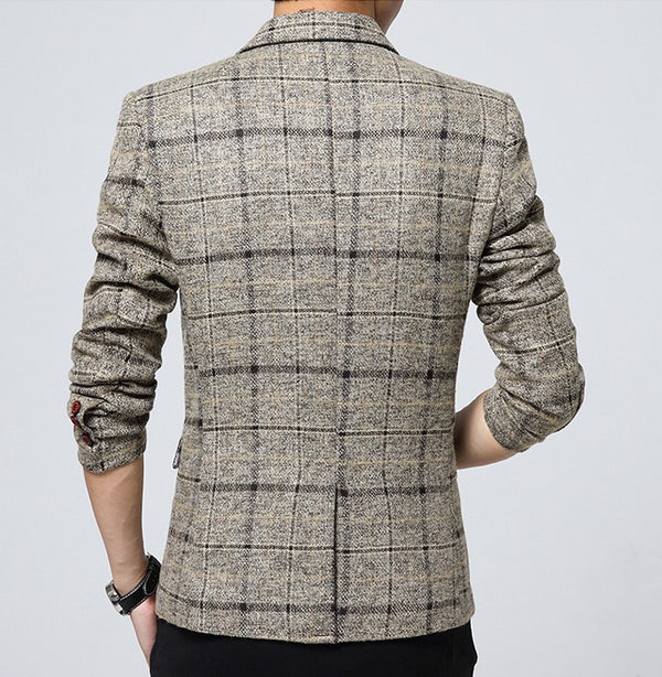 Blazer Casual Slim Fit para Hombre - Estilo Juvenil Moderno