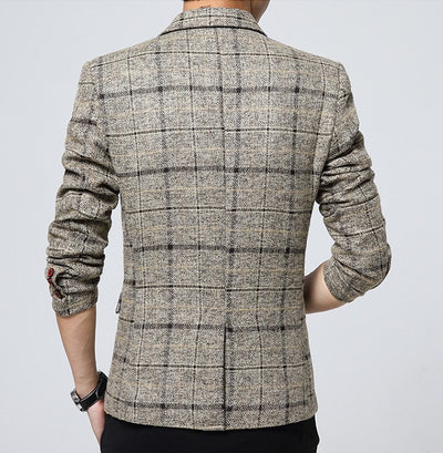 Blazer Casual Slim Fit para Hombre - Estilo Juvenil Moderno - Image 2