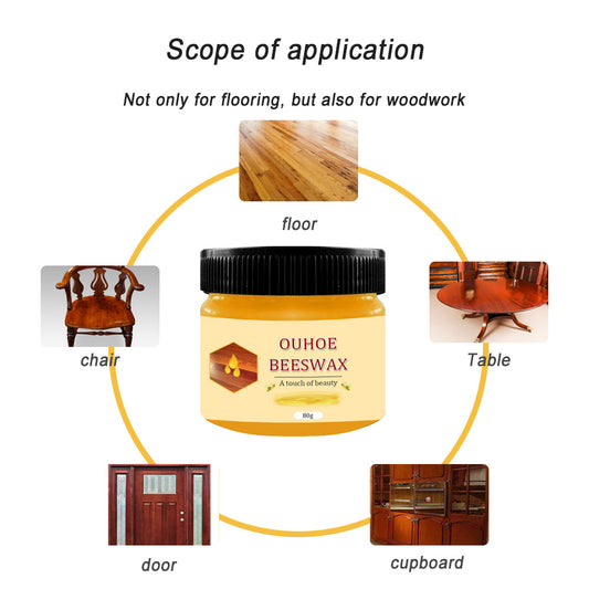 Cera de Abeja Pulidora para Muebles - Restaurador Protector 80G - Image 2