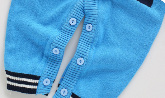 Suéter Vestido Una Pieza para Bebé en Khaki - Image 11